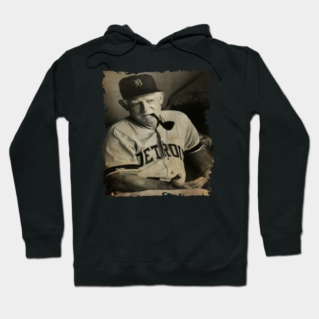 Sparky Anderson in Detroit Tigers Vintage Hoodie by TiiAR MANEH99 